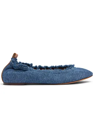Lanvin 10mm Denim Ballerinas