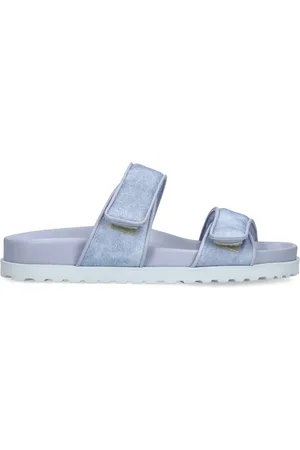 Gia Borghini 20mm Denim Flat Sandals