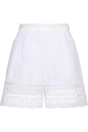ERMANNO SCERVINO High Waisted Lace Shorts