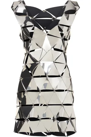 Paco rabanne Embellished Sleeveless Mini Dress