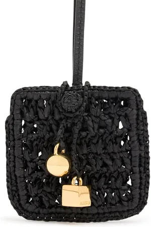 Jacquemus Le Porte Spiaggia Raffia Case
