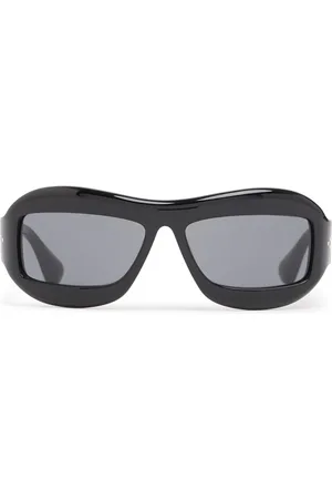 PORT TANGER Zarin Acetate Sunglasses W/ Black Lens