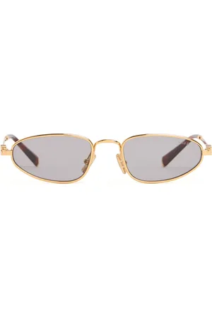 Miu Miu Round Metal Sunglasses