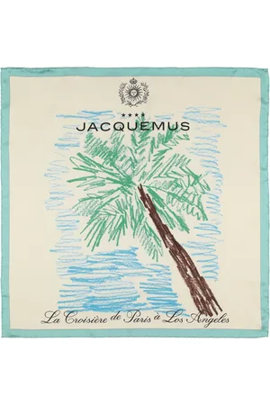 Jacquemus Le Bandana Palmier Silk Foulard