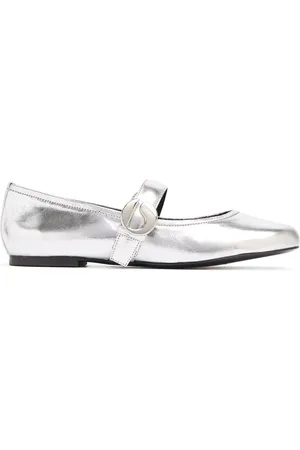 COPERNI 10mm Metallic Leather Ballerina Flats