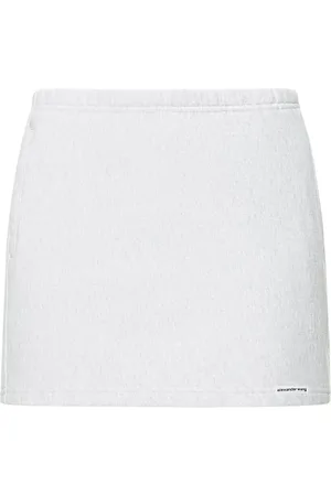 Alexander Wang Cotton Mini Skirt W/ Elasticated Band