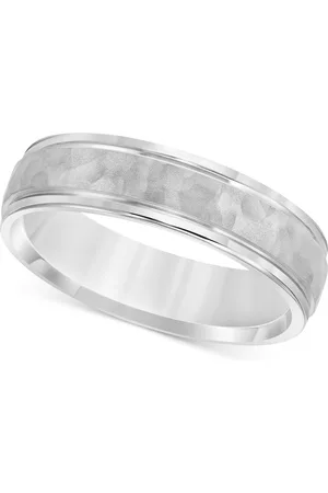 Macy's Hammered Texture Band in Sterling