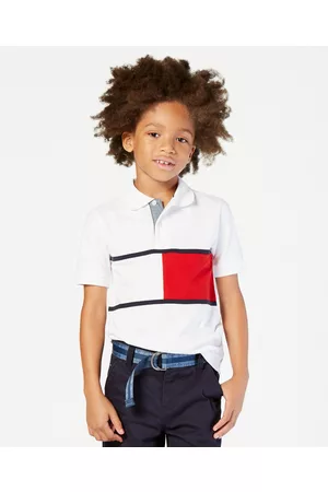 Tommy Hilfiger Big Boys Colorblocking Tommy Flag Polo