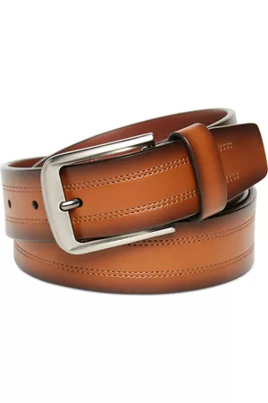 Perry Ellis Men's Double-Stitch Belt