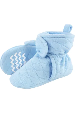 Hudson Baby Boys Hudson Quilted Booties, Black, 12-18 Months