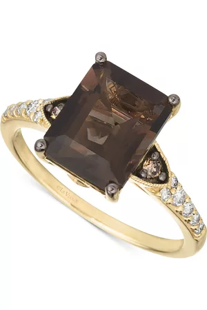 Le Vian Chocolate Quartz (3-1/10 ct. t.w.) & Diamond (1/4 ct. t.w.) Ring in 14k Gold