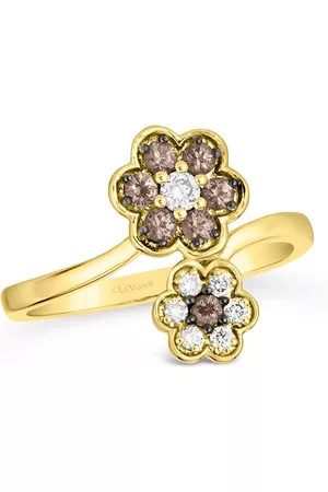 Le Vian Chocolate Diamond & Vanilla Diamonds Ring (3/8 ct. t.w.) in 14k Rose, Yellow or White Gold