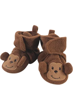 Hudson Baby Boys Hudson Cozy Fleece Booties, , 12-18 Months
