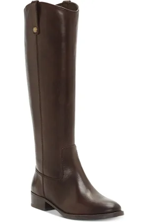 I.N.C. International Concepts Fawne Leather Knee High Boots, Created for Macy