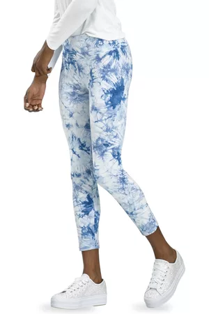 HUE Active Tonal Tie Dye Skimmer Cropped Leggings