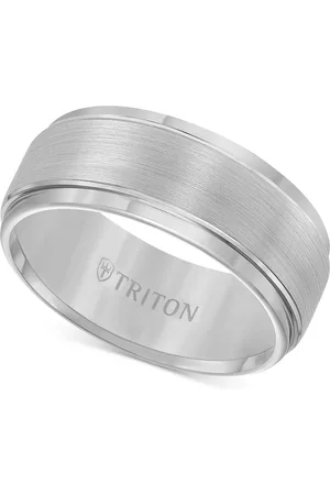 Triton Men's Ring, Carbide Comfort Fit Wedding Band 9mm Band