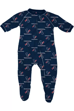 Outerstuff Houston Texans Infant Piped Raglan Full Zip Coverall -