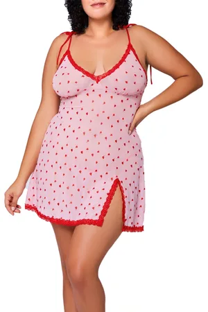 Daisy Babydoll Chemise 2pc Lingerie Set, Online Only