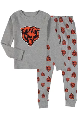 Outerstuff Unisex Preschool Heathered Chicago Bears Long Sleeve T-shirt and Pants Sleep Set