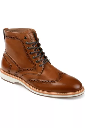Thomas & Vine Men Boots - Men's Enzzo Wingtip Boot Men's Shoes