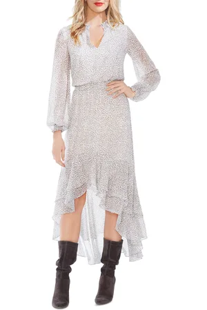 1. STATE X Jaime Shrayber Printed High-Low Dress