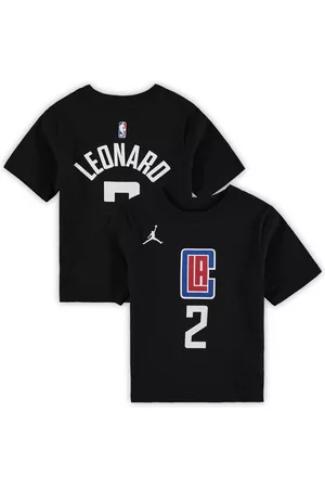 Jordan Preschool Boys and Girls Brand Kawhi Leonard La Clippers Statement Edition Name and Number T-shirt