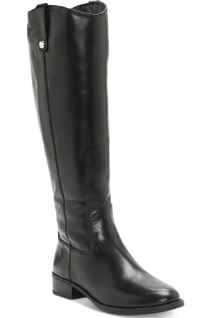 I.N.C. International Concepts Fawne Leather Knee High Boots, Created for Macy