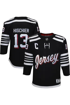 Outerstuff Big Boys Nico Hischier New Jersey Devils 2021/22 Alternate Premier Player Jersey