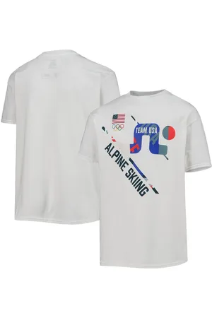 Outerstuff Big Boys Team Usa Skiing Scattered Swatch T-shirt