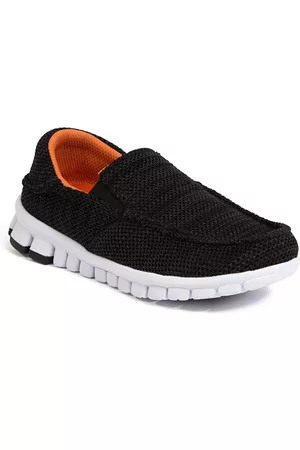 Deer Stags Little Boys Melvin Jr Casual Slip-On Sneakers - Black, Orange