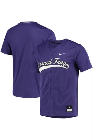 Nike Men's Tcu Horned Frogs Replica Full-Button Baseball Jersey