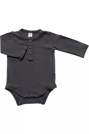 Earth Baby Outfitters Baby Boys and Girls Viscose from Bamboo Ribbed Long Sleeve Bodysuit