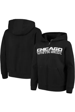Outerstuff Big Boys Chicago White Sox Team Color Wordmark Full-Zip Hoodie