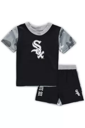Outerstuff Newborn and Infant Boys and Girls , Chicago White Sox Pinch Hitter T-shirt and Shorts Set