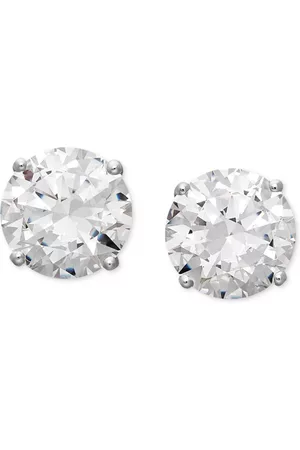 ARABELLA Cubic Zirconia Stud Earrings in 14k