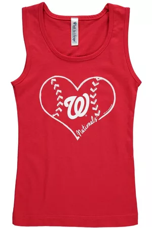 Soft As A Grape Big Girls Washington Nationals Cotton Tank Top