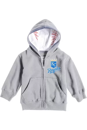 Soft As A Grape Toddler Boys and Girls Kansas City Royals Baseball Print Full-Zip Hoodie