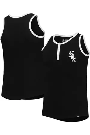 New Era Big Girls Chicago White Sox Henley Tank Top