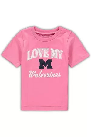 Outerstuff Sports T-Shirts - Girls Toddler Michigan Wolverines Love My Team T-shirt