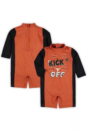 Outerstuff Infant Unisex Texas Orange and Black Texas Longhorns Wave Runner Wetsuit - Texas Orange, Black