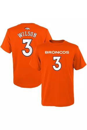 Outerstuff Big Boys Russell Wilson Denver Broncos Mainliner Player Name and Number T-shirt