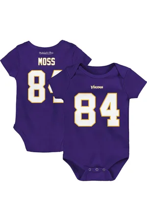 Randy Moss Minnesota Vikings Mitchell & Ness Youth Retired Retro Player Name Number T-Shirt - Purple