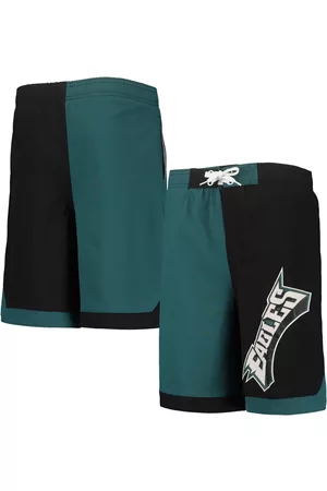 Outerstuff Boys Sports Shorts - Boys Youth Midnight Green, Black Philadelphia Eagles Conch Bay Board Shorts