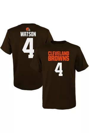 Outerstuff Big Boys Deshaun Watson Cleveland Browns Mainliner Player Name and Number T-shirt