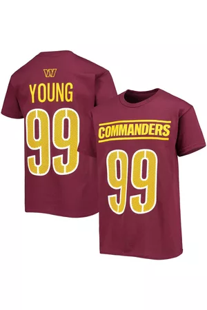 Outerstuff Big Boys Chase Young Washington Commanders Mainliner Player Name and Number T-shirt