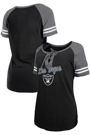 New Era Women's NFL Logo Lace-Up Raglan T-Shirt