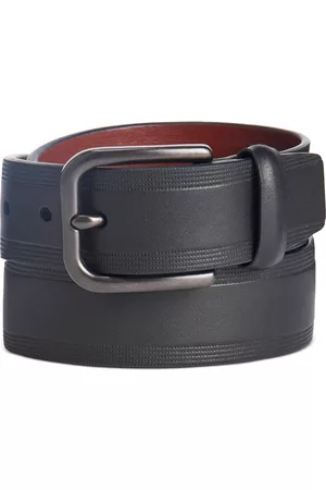 Perry Ellis Men's Embossed Casual Belt