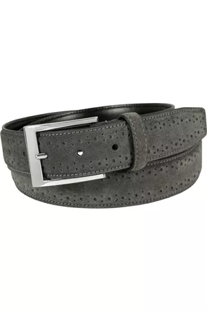 Florsheim Lucky Brogue Suede Belt