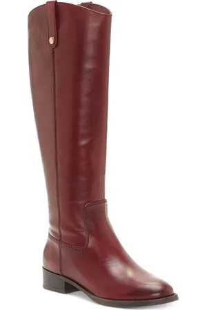 I.N.C. International Concepts Fawne Leather Knee High Boots, Created for Macy