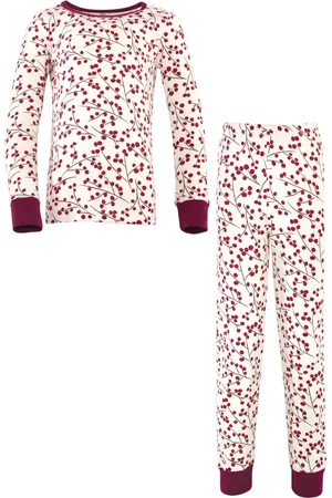 Touched by Nature Toddler Girls Organic Cotton Tight-Fit Pajama Set